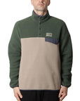 Patagonia Men's Lightweight Synchilla Snap-T Fleece Pullover (Seabird Grey) close up