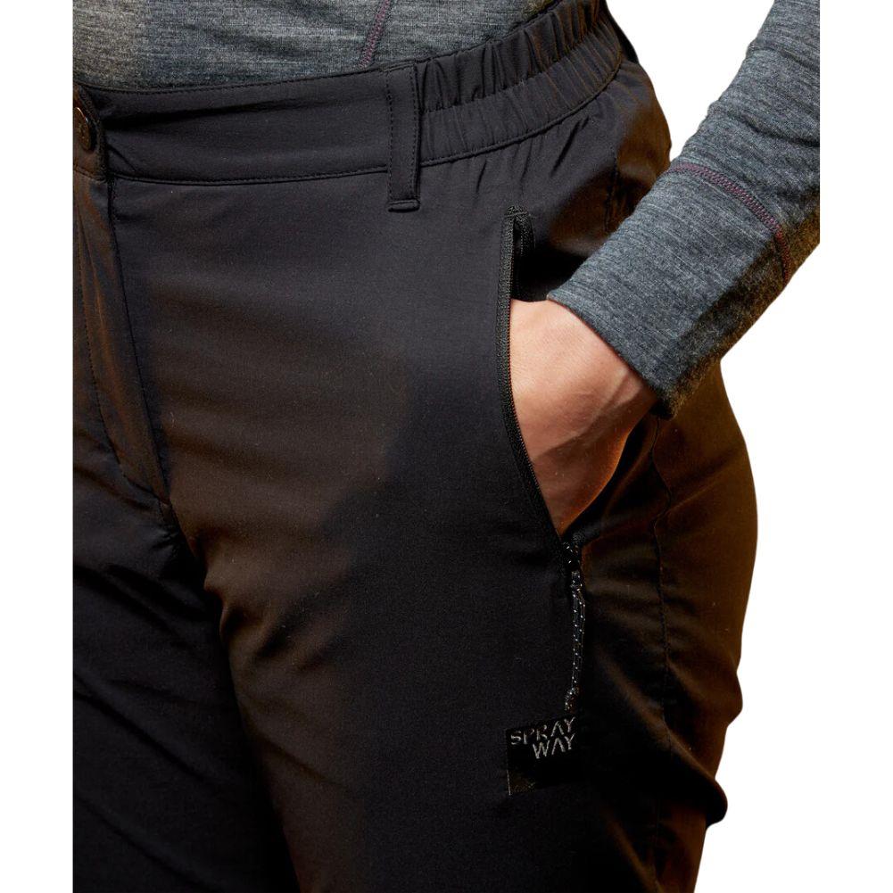 Sprayway All Day Women's Rainpant (Short) hand in pocket
