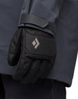 Black Diamond Mission GTX Gloves (Black) wearing
