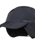 Trekmates Higgor Windstopper Cap (Black) flaps down