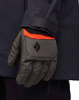 Black Diamond Mission GTX Gloves (Walnut) wearing