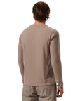Berghaus Men's Ivyhill Crew Top (Light Grey) model back