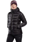 Montane Women's Anti-Freeze XT Hooded Down Jacket (Black)