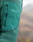 Rab Women's Modulus Fleece Hoody (Eucalyptus) pocket sleeve