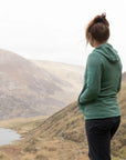 Rab Women's Modulus Fleece Hoody (Eucalyptus) looking out