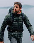 Montane Men's Anti-Freeze Packable Hooded Down Jacket (Oak Green) walking