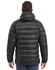 Montane Men's Anti-Freeze XT Hooded Down Jacket (Black) vback model
