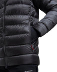 Montane Men's Anti-Freeze XT Hooded Down Jacket (Slate) hand in poclety