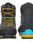Scarpa Men's Zodiac Tech GTX Mountaineering Boot (Anthracite/Sulphur) front back