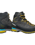 Scarpa Men's Zodiac Tech GTX Mountaineering Boot (Anthracite/Sulphur) pair