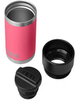 Yeti Rambler 12 oz (354 ml) Bottle With Hotshot Cap (Tropical Pink) disassmbled