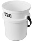 Yeti Loadout 5 Gallon Bucket (White) angle top