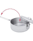 MSR Alpine Stowaway Stainless Steel Pot - 1.1 Litre
