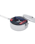 MSR Alpine Stowaway Stainless Steel Pot (1.1 Litre) inside