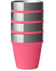 Yeti Shot Glasses (Tropical Pink) stacked