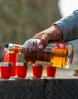 Yeti Shot Glasses (Tropical Pink) pouing