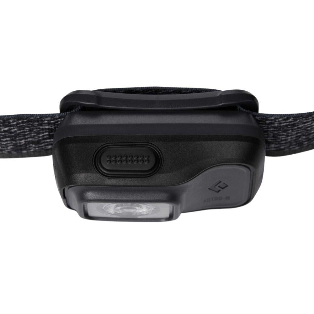 Black Diamond Astro 300 Lumen Rechargeable Head Torch (Graphite) top button