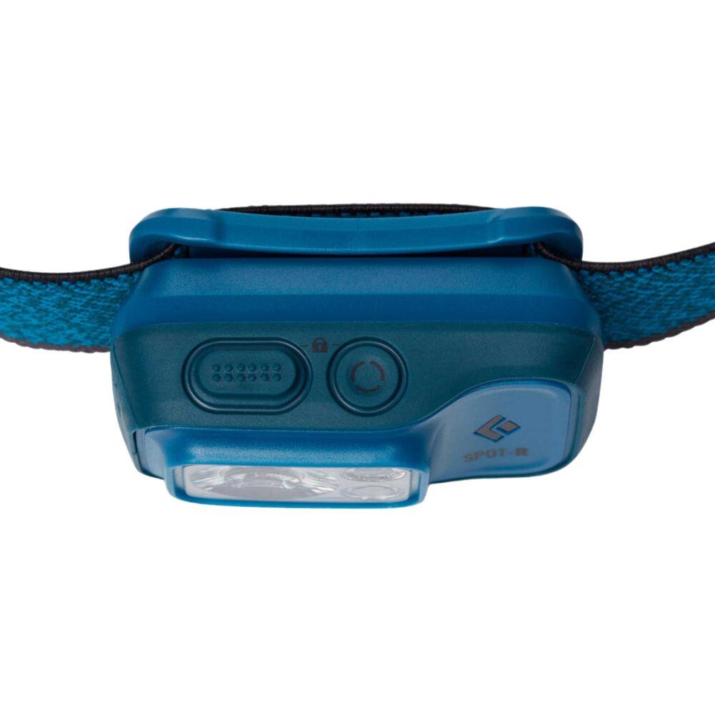 Black Diamond Spot 400 Lumen Rechargeable Head Torch (Azul) top view