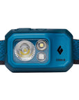 Black Diamond Storm 500 Lumen Rechargeable Head Torch (Azul) front view