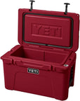 Yeti Tundra 45 Cool Box (Harvest Red) lid open