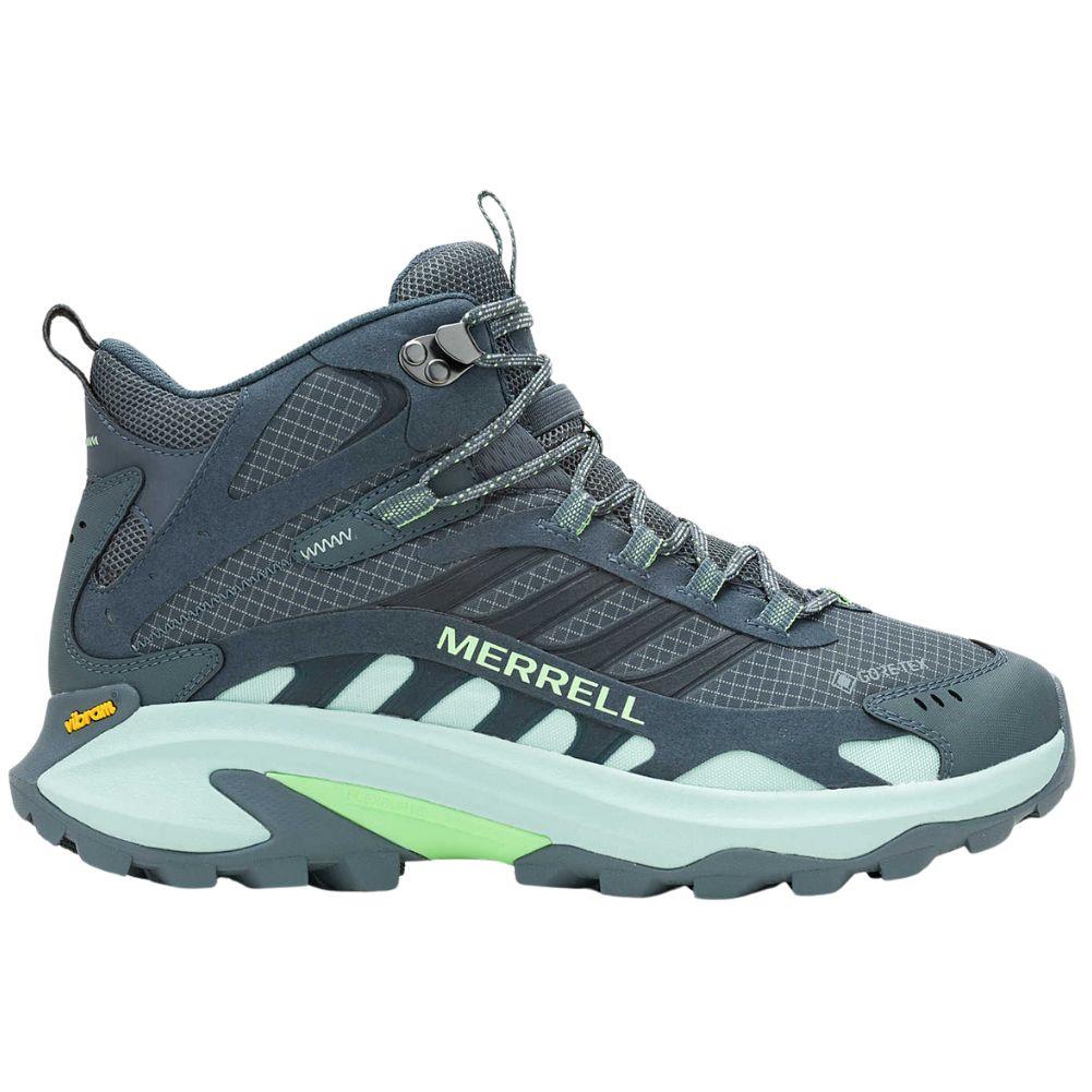 Merrell Men's Moab Speed 2 Mid GORE-TEX Walking Shoes(Slate)