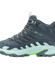 Merrell Men's Moab Speed 2 Mid GORE-TEX Walking Shoes(Slate) left side