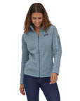 Patagonia Women's Better Sweater Fleece Jacket (Steam Blue) model front