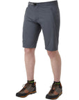 Mountain Equipment Men's Comici Shorts (Ombre Blue) legs angle