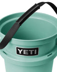 Yeti Loadout 5 Gallon Bucket (Seafoam) handle angle