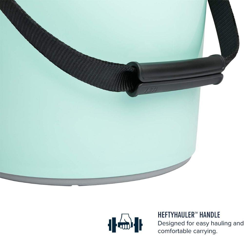 Yeti Loadout 5 Gallon Bucket (Seafoam) bottom info