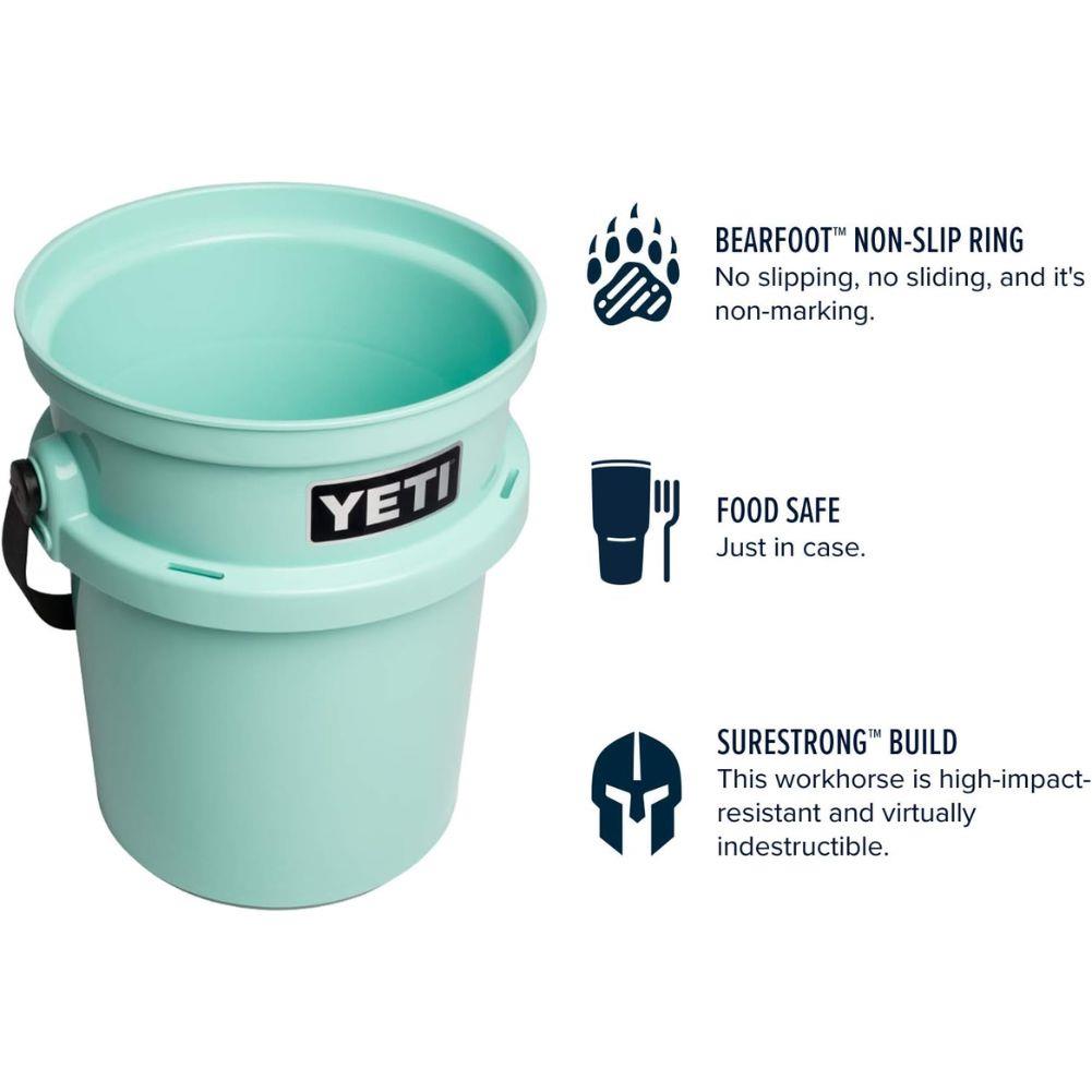 Yeti Loadout 5 Gallon Bucket (Seafoam) bearfoot