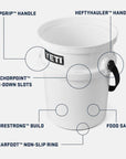 Yeti Loadout 5 Gallon Bucket (Seafoam) info