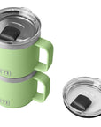 Yeti Rambler 10 oz (296 ml) Stackable Mug (Key Lime) stackable mugs
