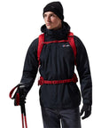 Berghaus Men's Hillwalker Interactive GTX Waterproof Jacket (Black) posing