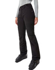 The North Face Women's Presena Snow Sports Pants (TNF Black) legs pose front side