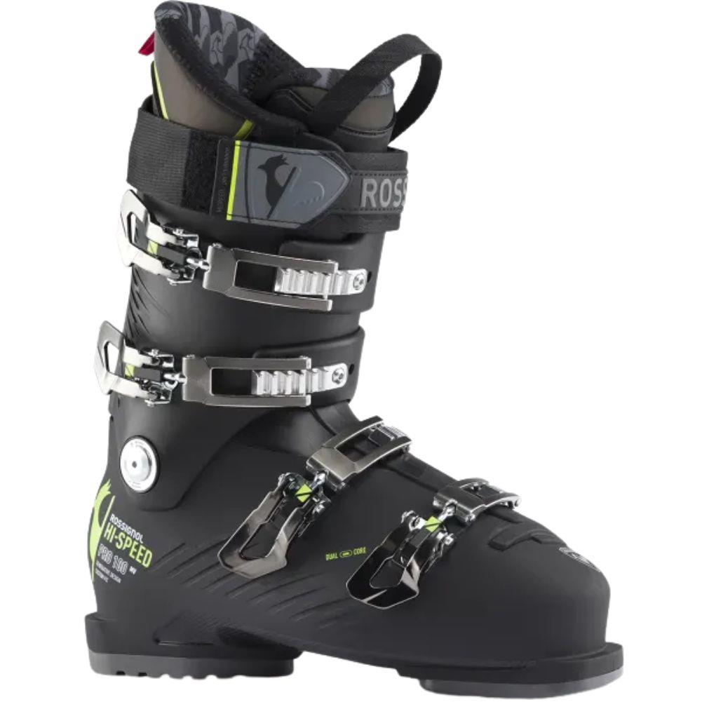 Rossignol Men's Hi-Speed Pro 100 MV Ski Boot (Black/Yellow) (2023)
