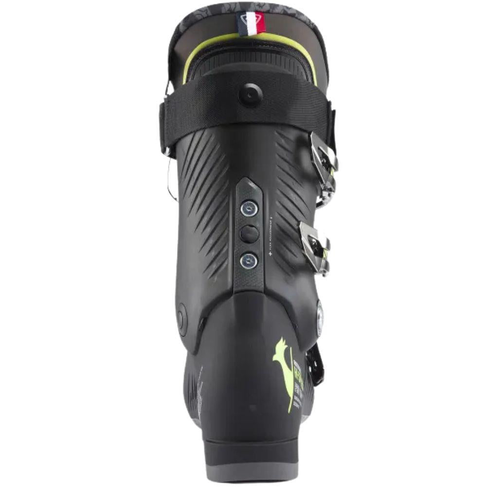 Rossignol Men's Hi-Speed Pro 100 MV Ski Boot (Black/Yellow) (2023)back view