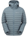 Montane Men's Resolve Hooded Down Jacket (Stone Blue)