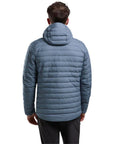 Montane Men's Resolve Hooded Down Jacket (Stone Blue) back view