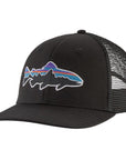 Patagonia Fitz Roy Trout Trucker Hat (Black)