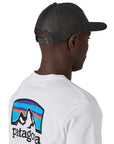 Patagonia Fitz Roy Trout Trucker Hat (Black) model back