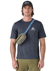 Patagonia Terravia 1L Mini Hip Pack (River Rock Green) over shoulder