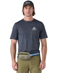 Patagonia Terravia 1L Mini Hip Pack (River Rock Green) on waist
