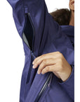 RAB Women's Downpour Plus 2.0 Waterproof Jacket (Patriot Blue) armpit zip