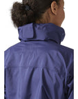 RAB Women's Downpour Plus 2.0 Waterproof Jacket (Patriot Blue) back view