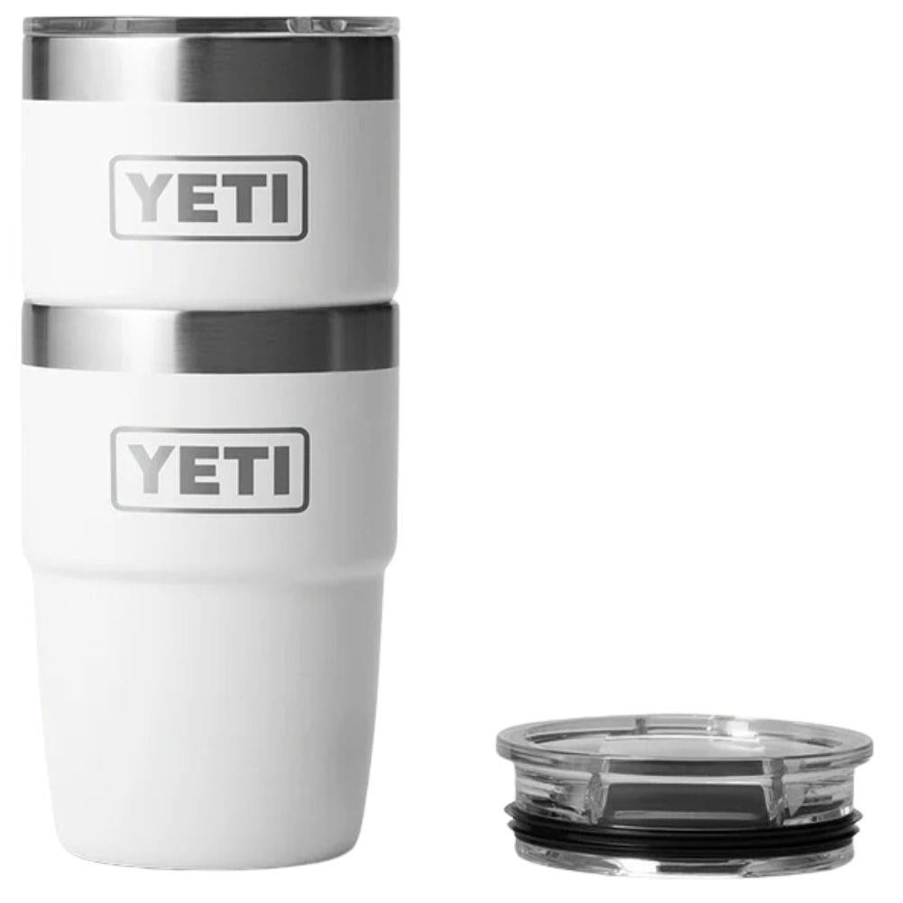 YETI Rambler 8 Oz Stackable Cup (White) stackable