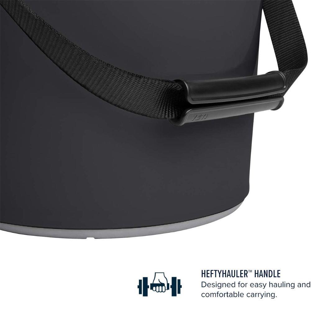 Yeti Loadout 5 Gallon Bucket (Charcoal) handle info