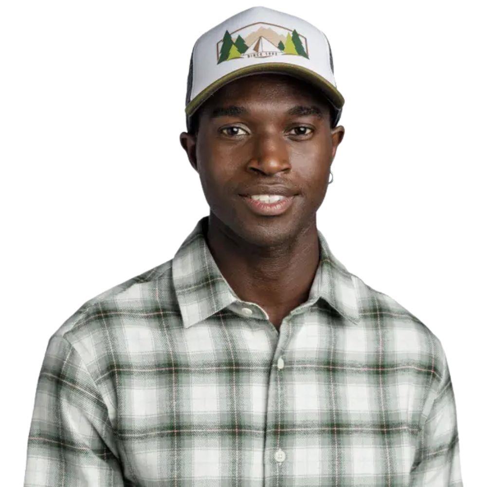 Buff Trucker Cap - L/XL (Darryl White) model front