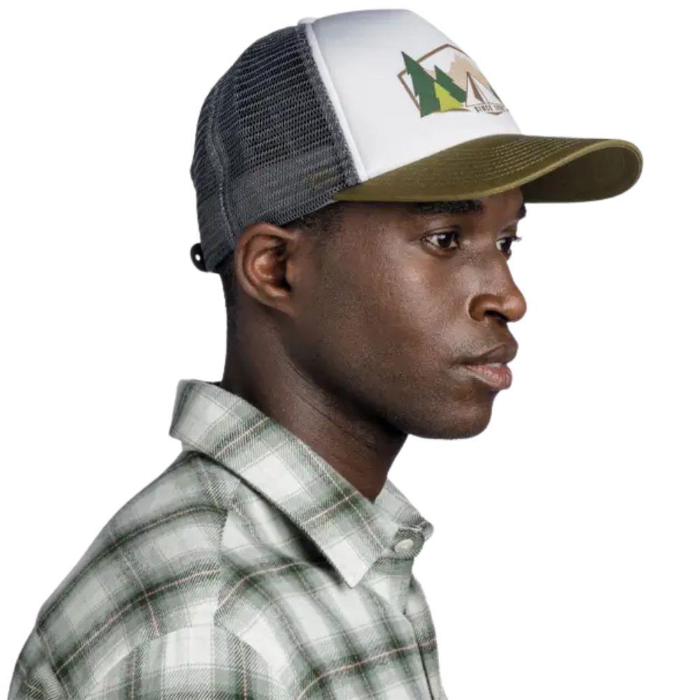 Buff Trucker Cap - L/XL (Darryl White) right profile