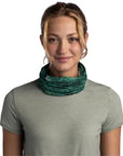 Buff CoolNet UV Neckwear (Ark Ever Green) front model